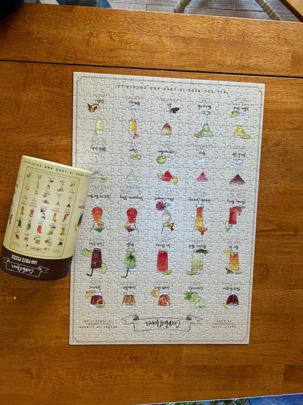 500 piece Cocktail Lovers puzzle